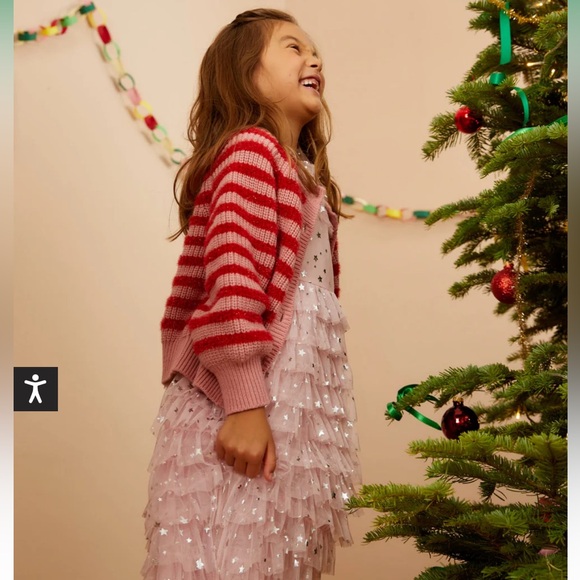 Mini Boden Ruffle tulle star dress